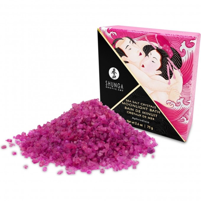 Ароматическая соль для ванны мини-версия SHUNGA MOONLIGHT BATH APHRODISIA (РОЗА) 6600 SG