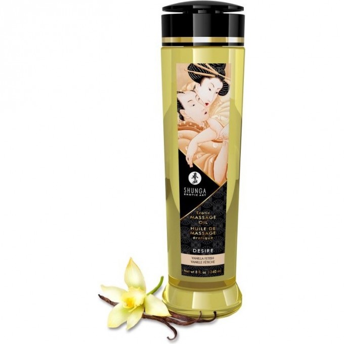 Масло массажное SHUNGA DESIRE - VANILLA (ЖЕЛАНИЕ - ВАНИЛЬ) 1207 SG